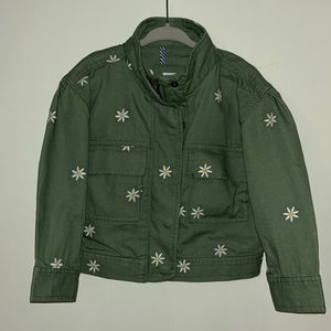 Baby Gap Floral Bomber Jacket